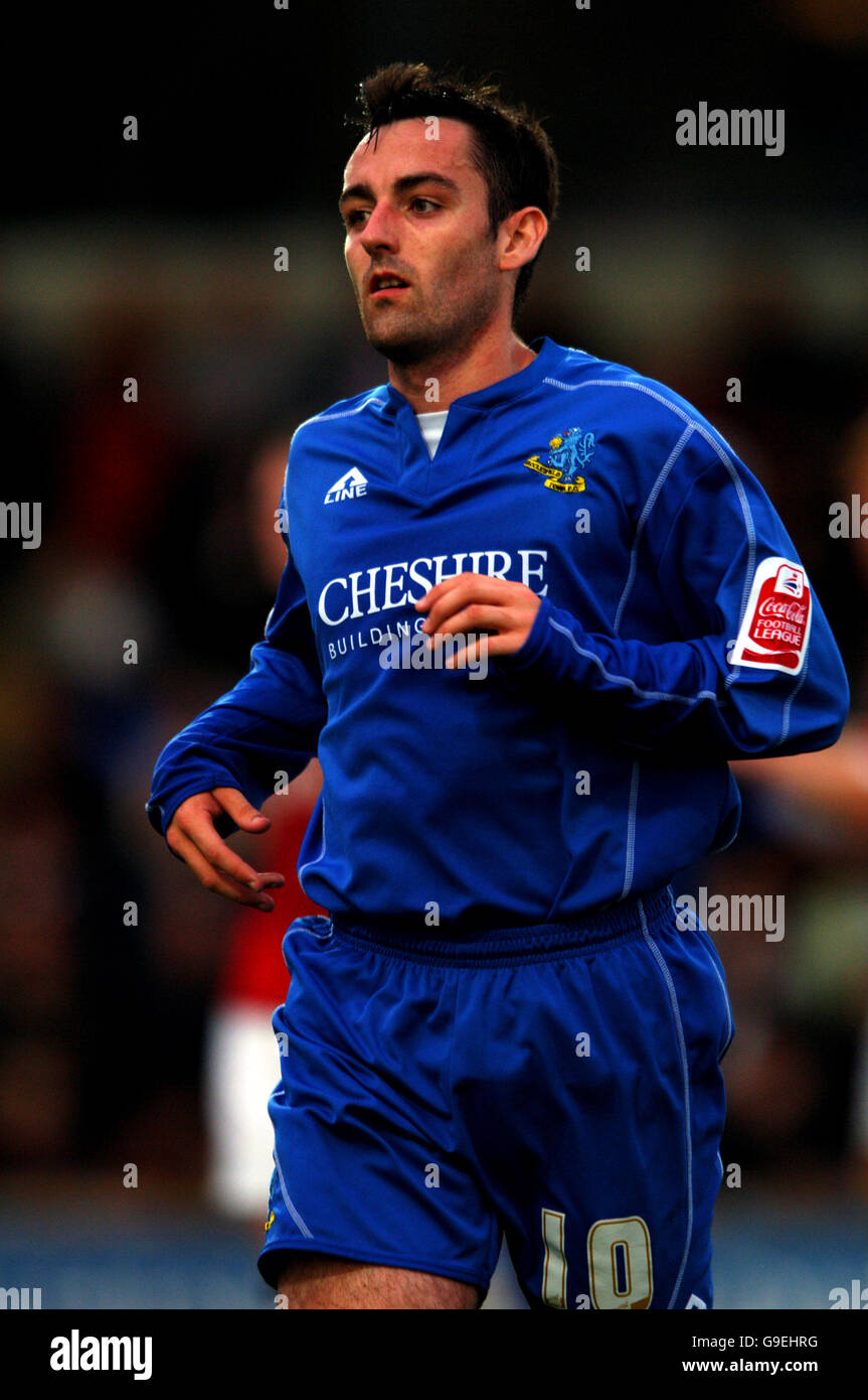 Calcio - Friendly - Macclesfield Town v Manchester United - Moss Rose Foto Stock