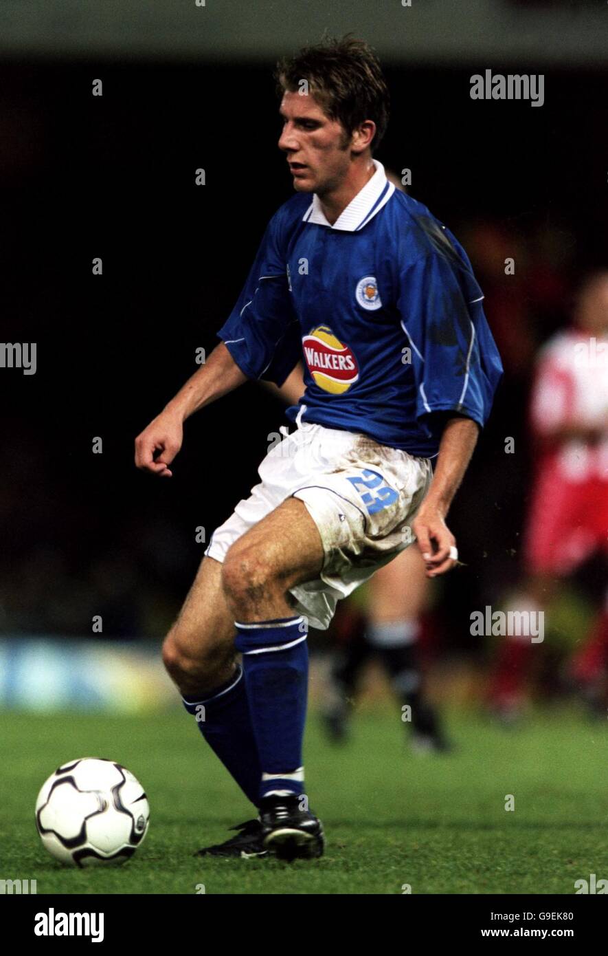 Calcio - Coppa UEFA - Primo Round prima gamba - Leicester City v Red Star Belgrade Foto Stock