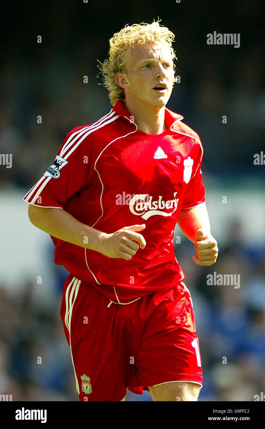 Calcio - fa Barclays Premiership - Everton v Liverpool - Goodison Park. Dirk Kuyt, Liverpool Foto Stock