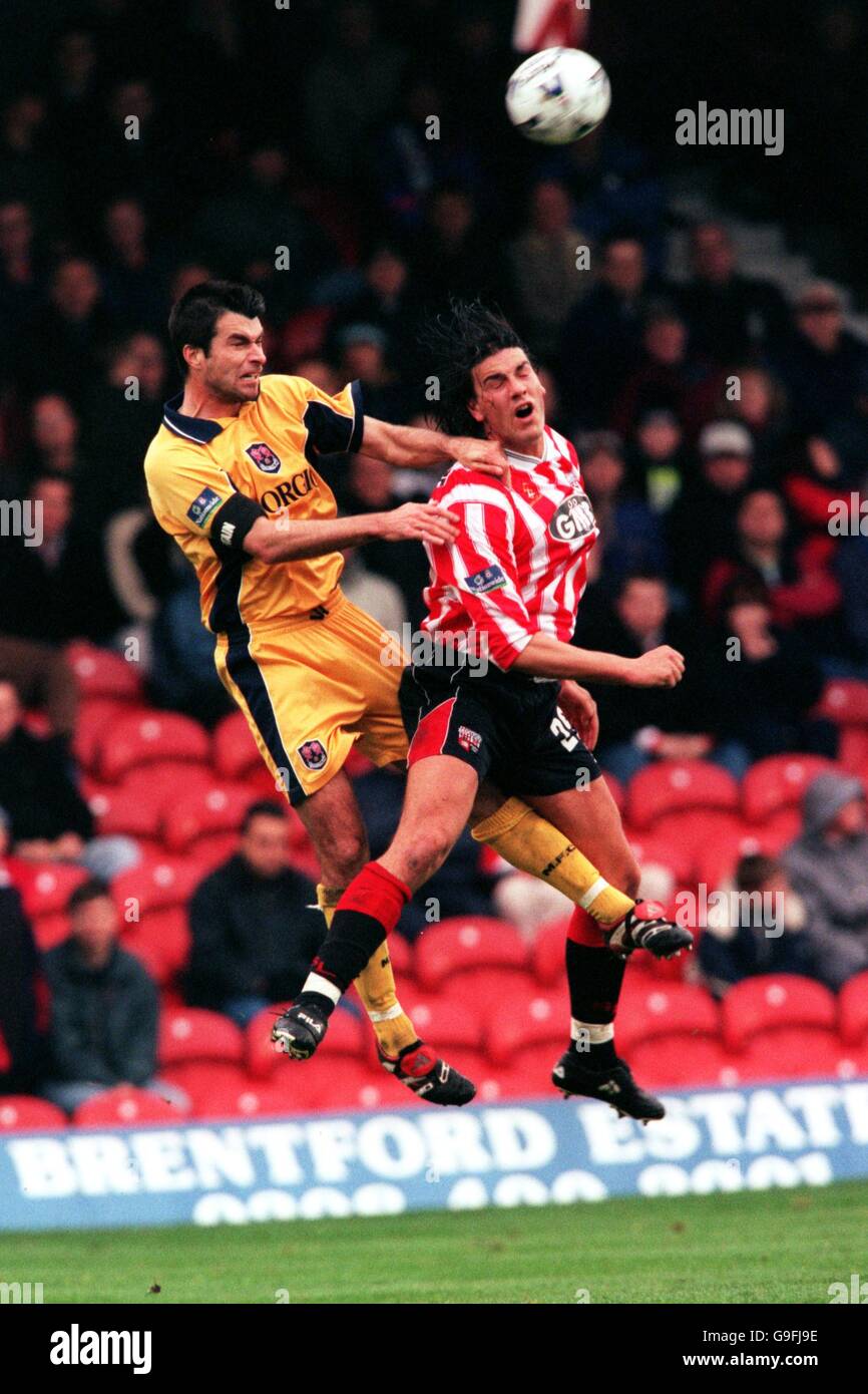 Calcio - a livello nazionale League Division Two - Brentford v Millwall Foto Stock