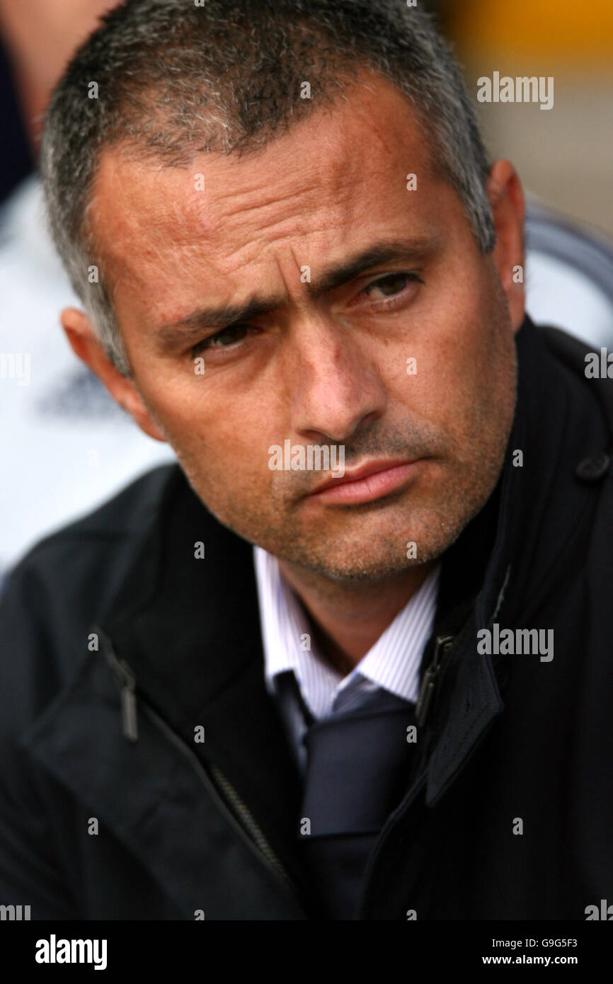 Calcio - fa Barclays Premiership - Blackburn Rovers v Chelsea - Ewood Park. Jose Mourinho, responsabile Chelsea Foto Stock