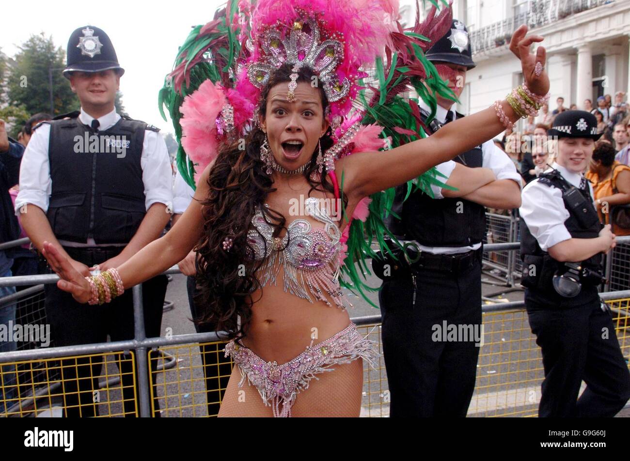 Carnevale di Notting Hill - ovest di Londra Foto Stock