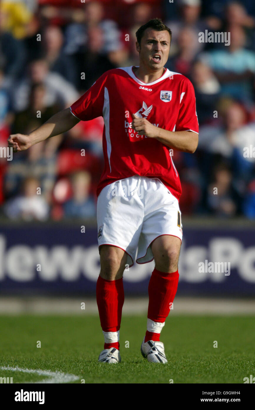 Calcio - Coca Cola Championship match - Barnsley v Luton - Oakwell Terreno Foto Stock