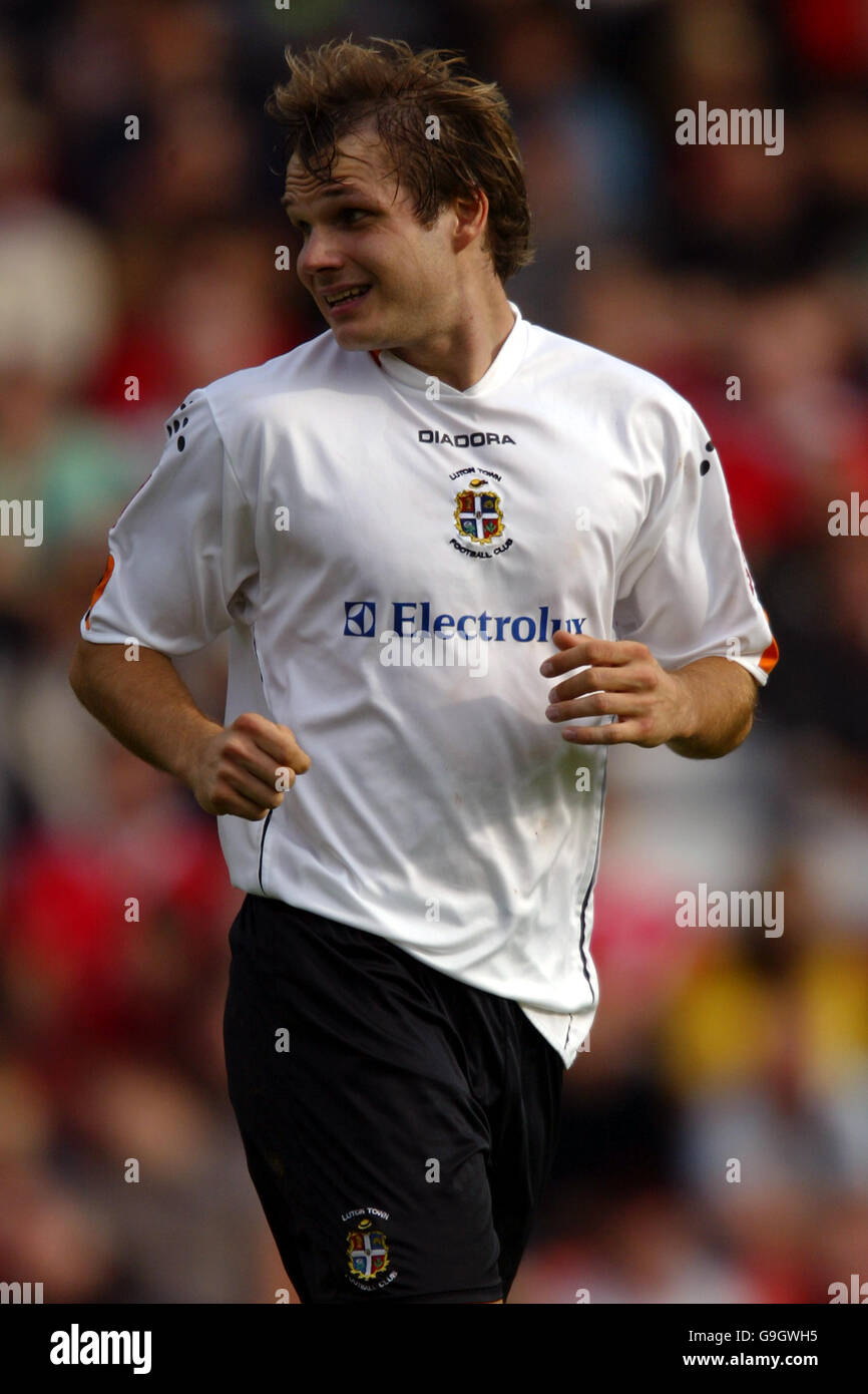 Calcio - Coca Cola Championship match - Barnsley v Luton - Oakwell Terreno Foto Stock