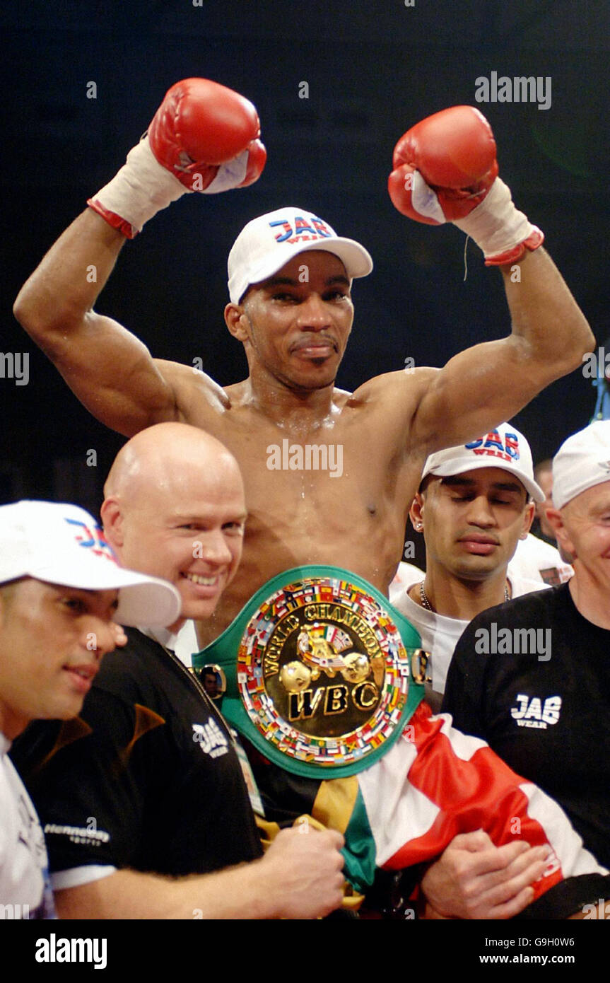 Boxing - Junior Witter v Demarius Corley - Alexandra Palace di Londra. Foto Stock