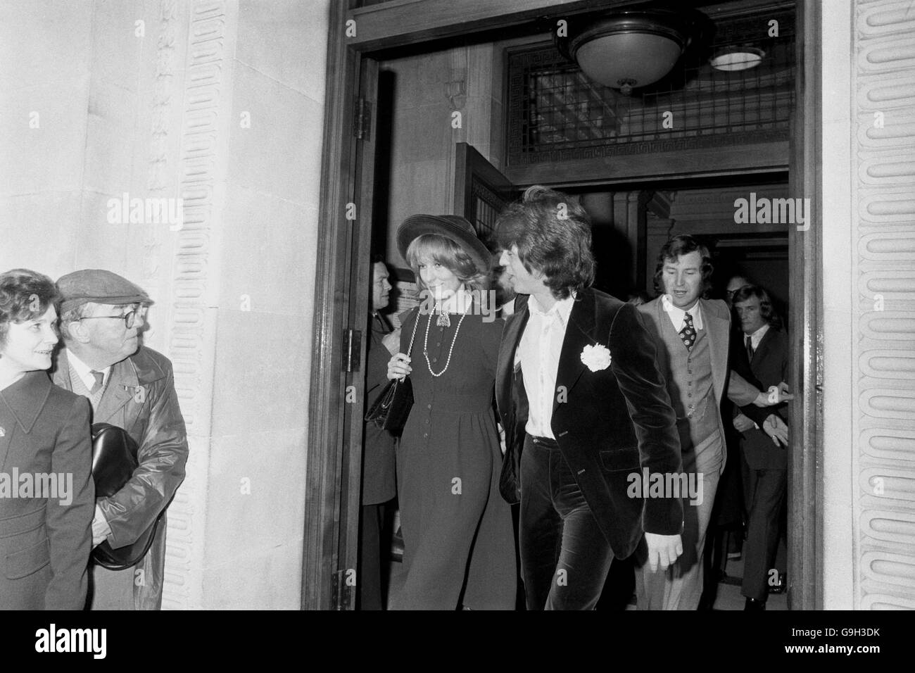 Georgie Fame wedding Foto Stock