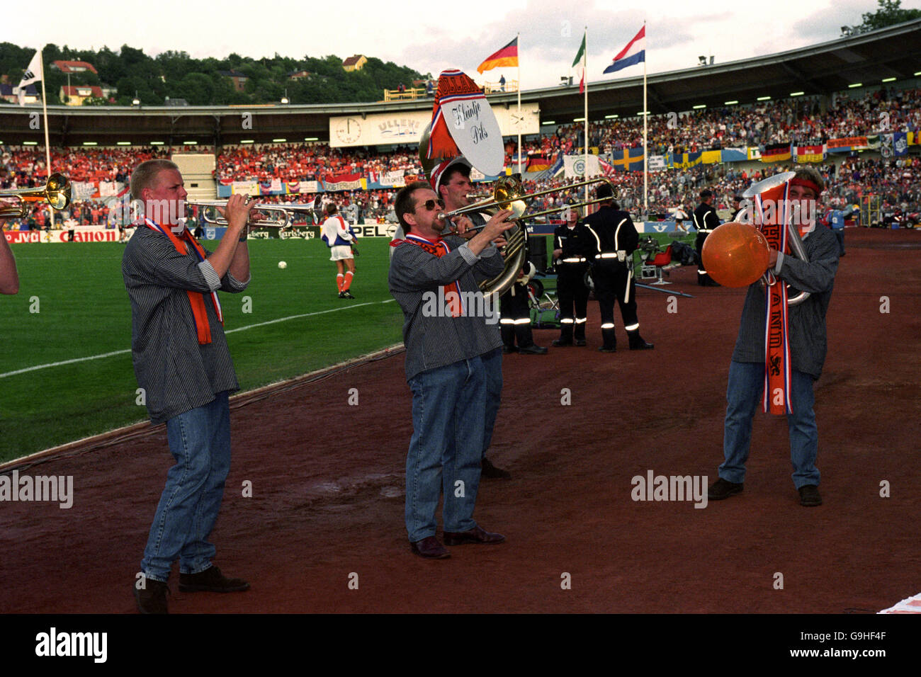 Calcio - Euro 92 Svezia - Gruppo B - Germania - Olanda - Ullevi, Göteborg Foto Stock