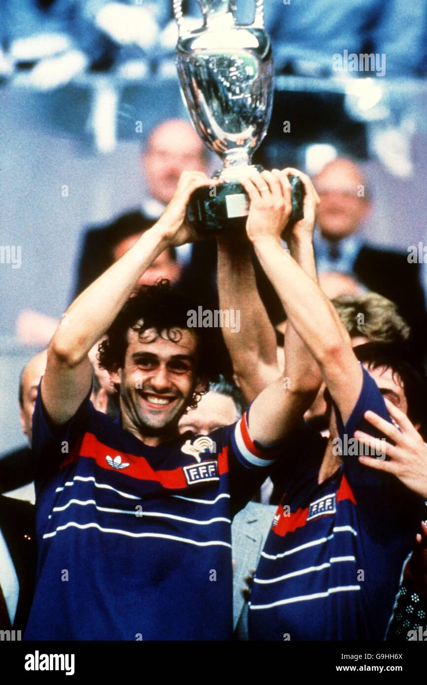 Calcio - Campionati Europei 1984 - finale - FRANCIA / SPAGNA Foto stock -  Alamy
