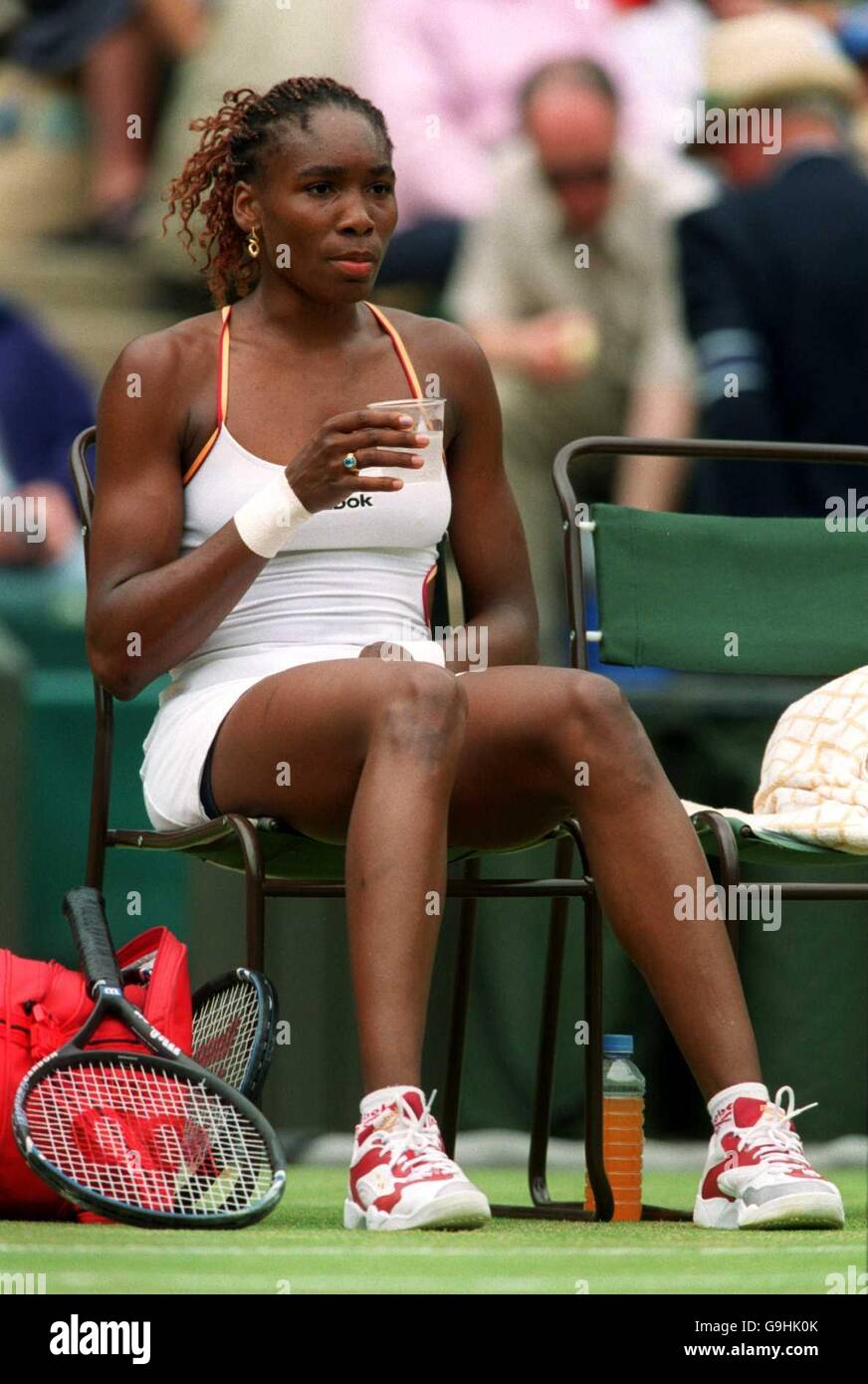 Tennis - campionati di Wimbledon - Ladies' Singles - finale - Venus Williams v Lindsay Davenport Foto Stock