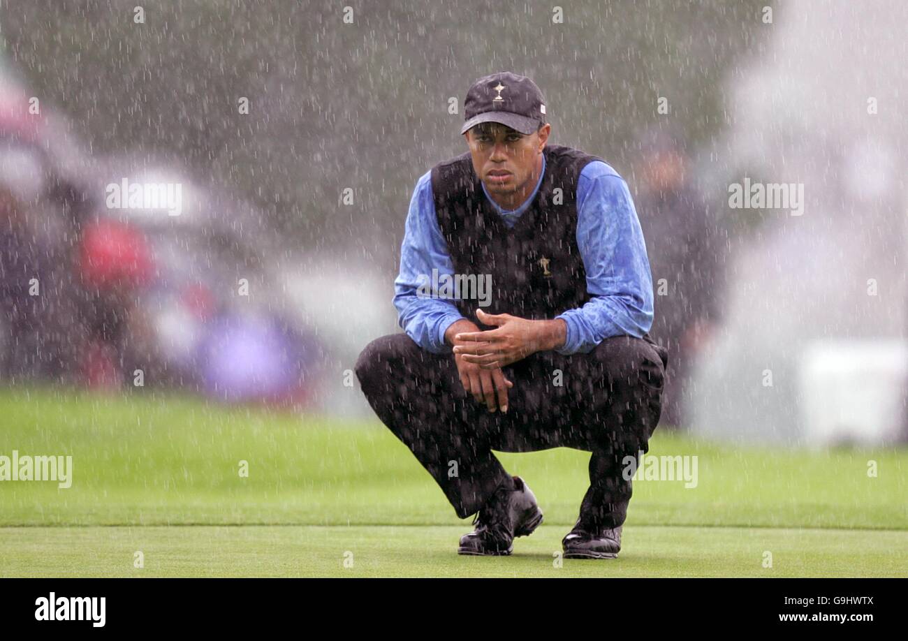 Golf - 36th Ryder Cup - Day Two - The K Club. Tiger Woods, squadra statunitense della Ryder Cup. Foto Stock