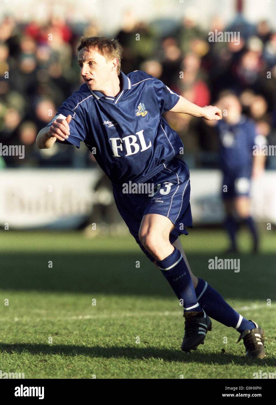 Calcio - Nationwide League Divisione tre - Macclesfield Town / Mansfield Town. Kevin Keen, Macclesfield Town Foto Stock