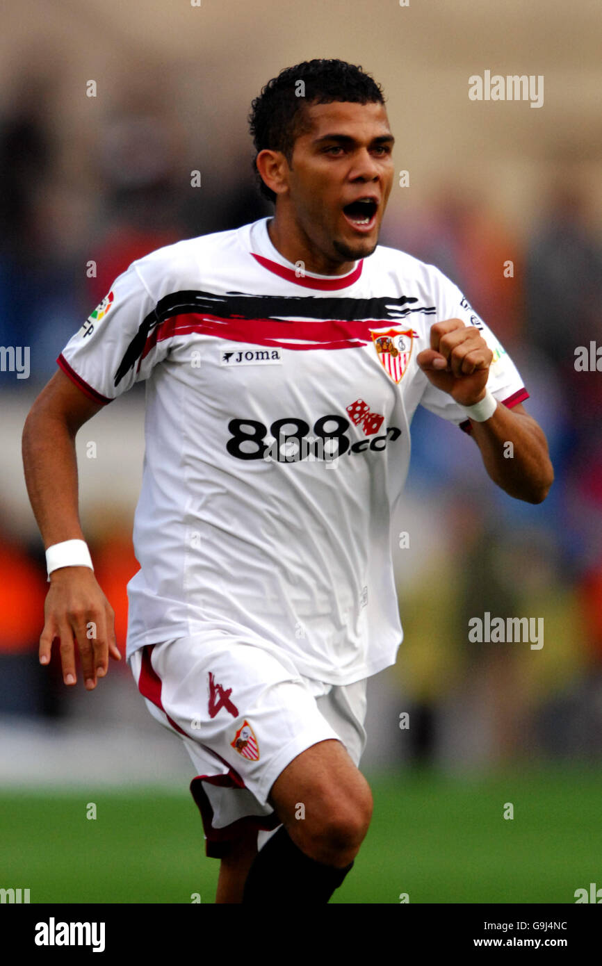 Soccer - Spagnolo Primera League - Atletico Madrid v Siviglia - Vicente Calderon Foto Stock