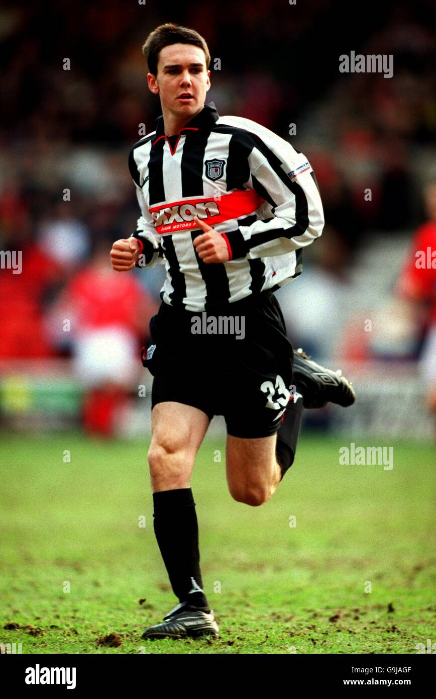 Calcio - Nationwide League prima divisione - Nottingham Forest contro Grimsby Town. John Rowan, Grimsby Town Foto Stock