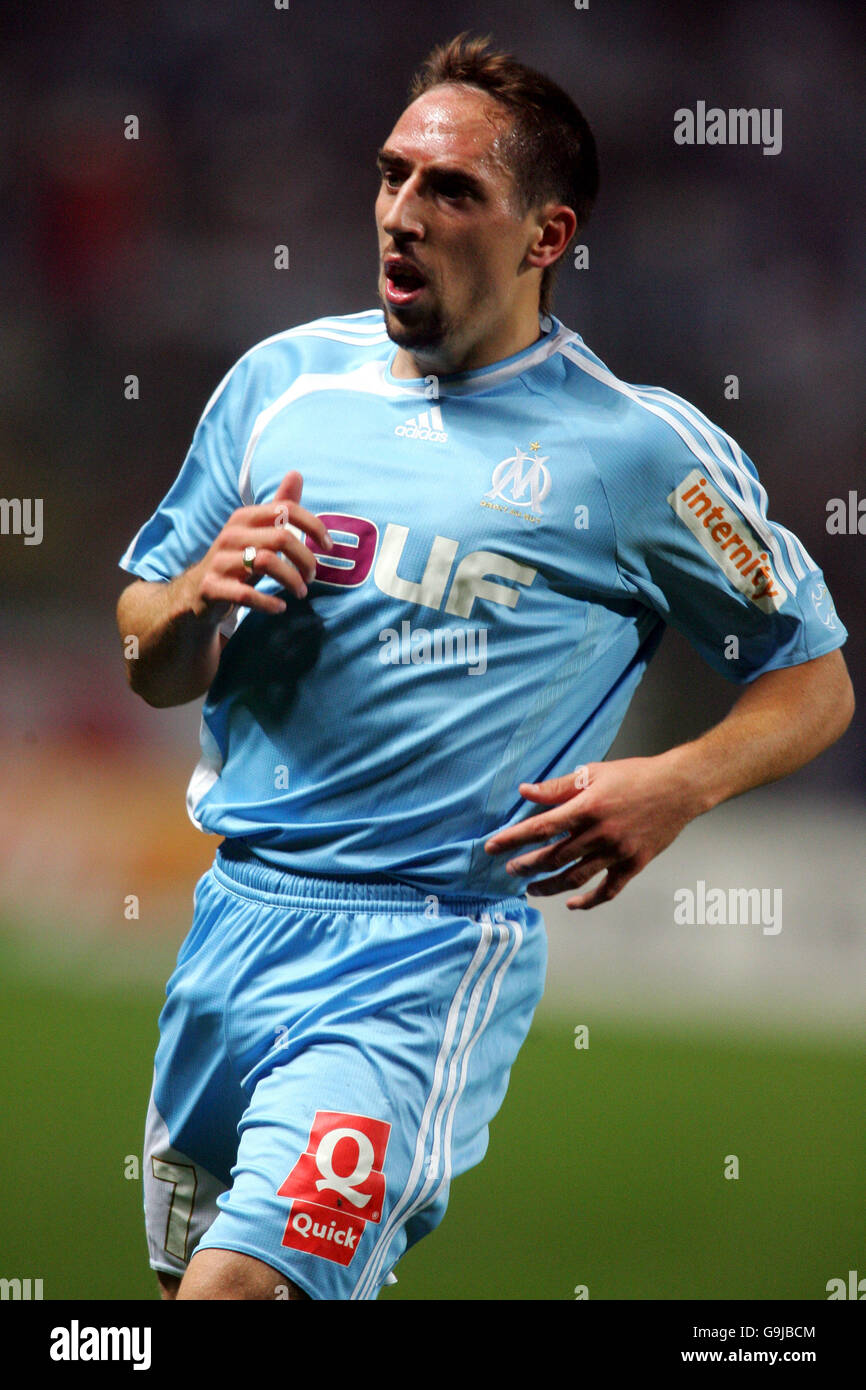 Calcio - Francia Premiere Division - Lens v Olympique Marseille - Stade Felix Bollaert. Franck Ribery, Olympique Marsiglia Foto Stock