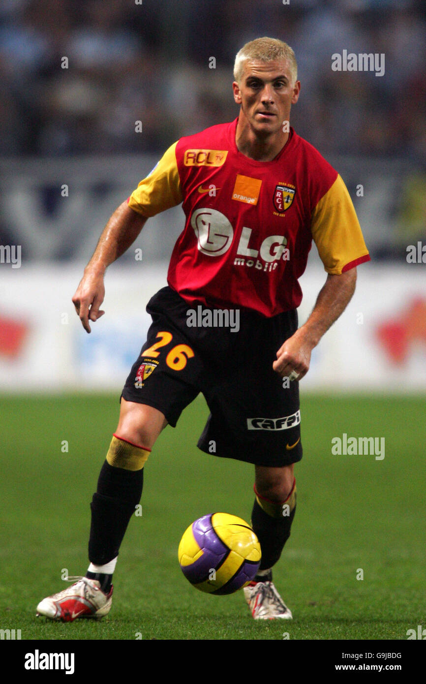 Soccer - Francese Premiere Division - Lente v Olympique Marsiglia - Stade Felix Bollaert Foto Stock