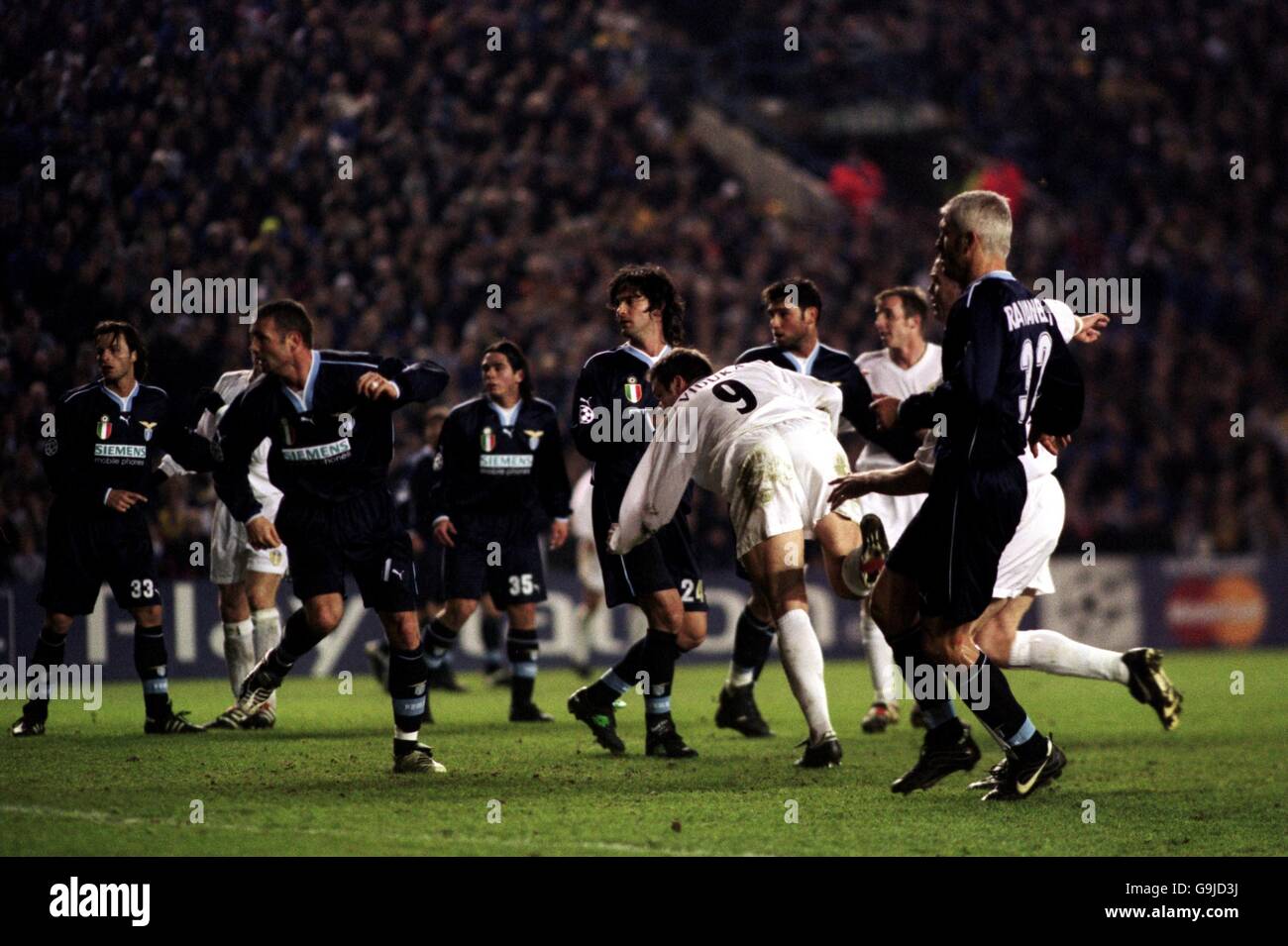 Soccer - UEFA Champions League - Seconda fase GRUPPO D - Leeds United v SS Lazio Foto Stock
