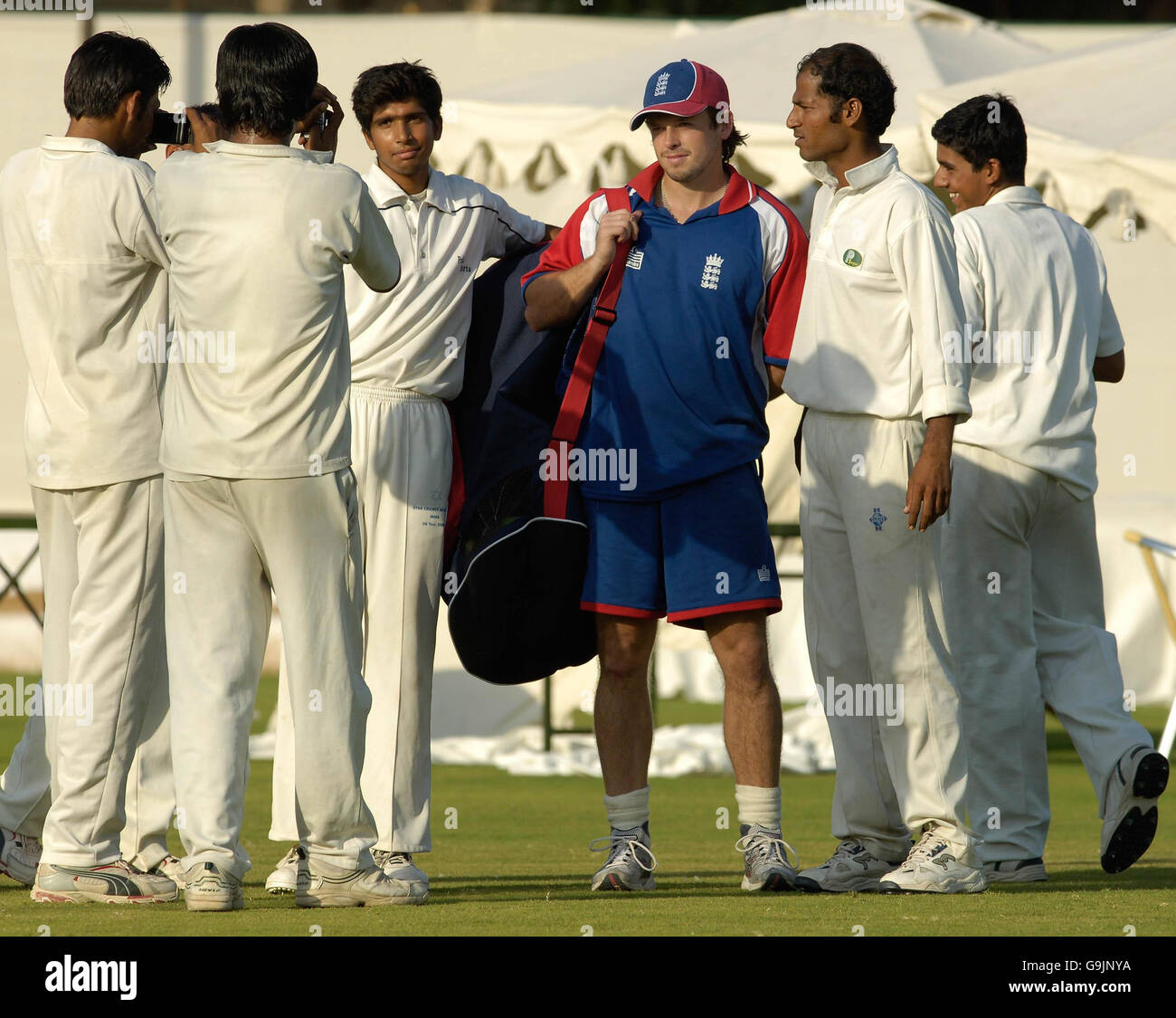 Cricket - Inghilterra sessione di pratica - Jaipur Foto Stock