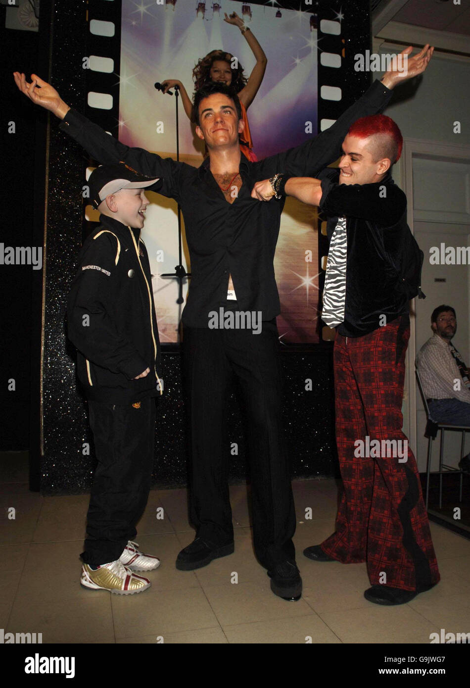 Pete Bennett nel Grande Fratello Diario camera presso il Museo di Madame Tussauds - Londra Foto Stock