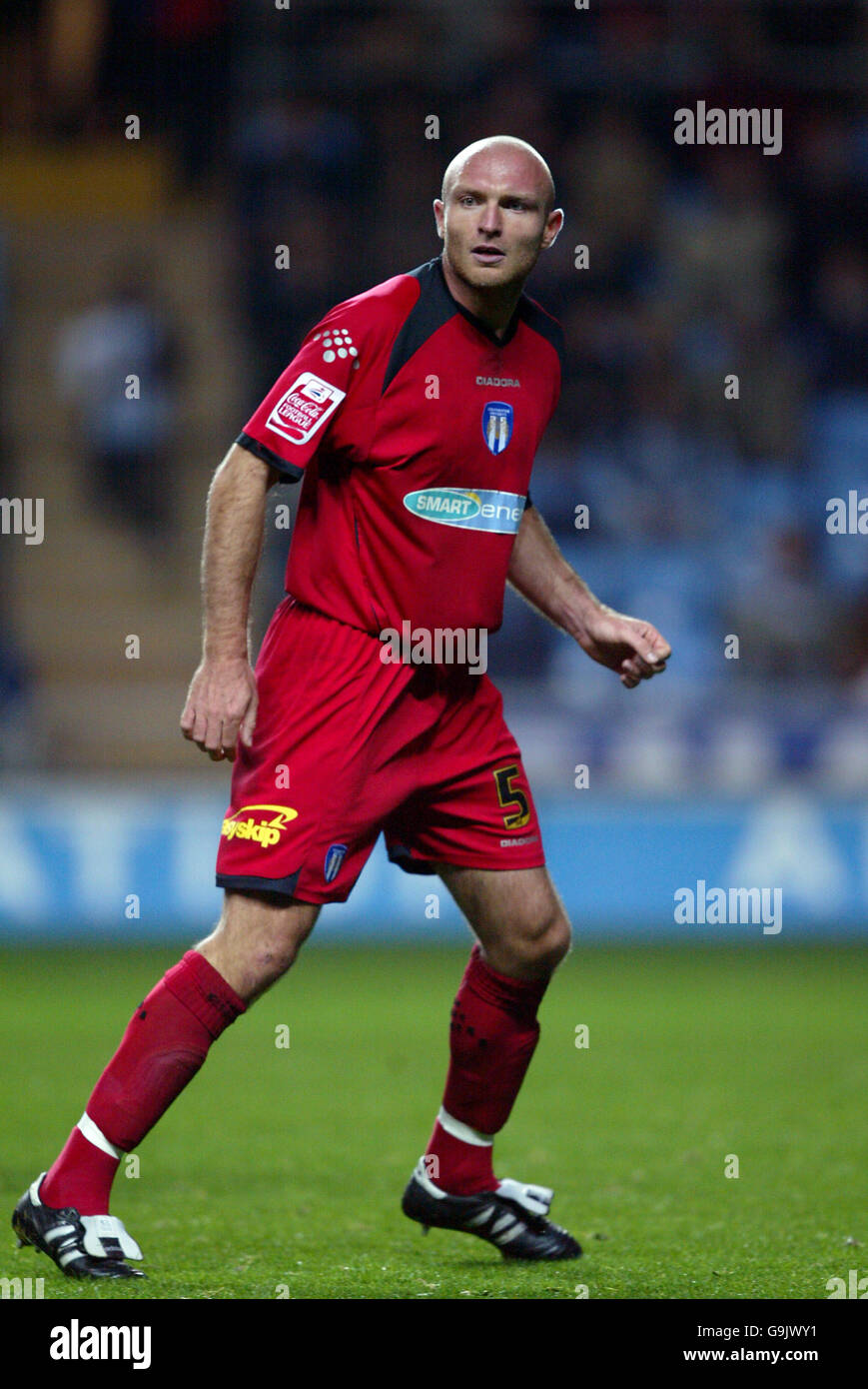 Calcio - Coca-Cola Football League Championship - Coventry City v Colchester United - Ricoh Arena. Wayne Brown, Colchester United Foto Stock