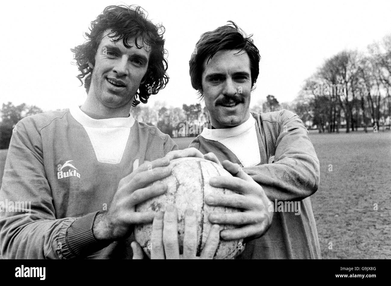 (L-R) i guardiani di Brighton e di Hove Albion Graham Moseley ed Eric Steele Foto Stock