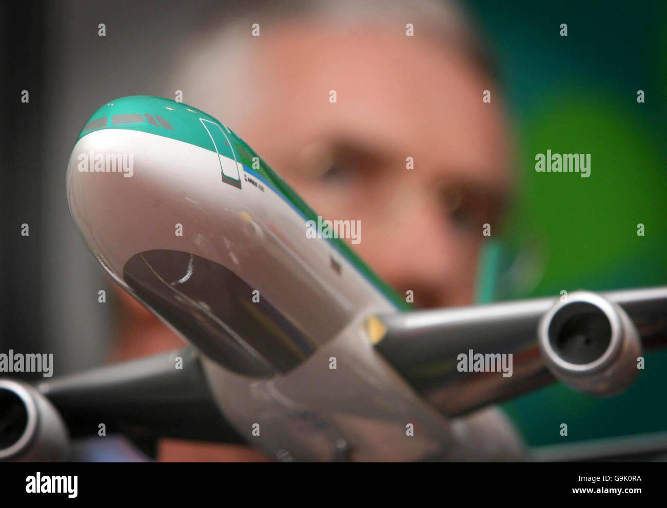 Aer Lingus Chief's motivo su Ryanair offerta Foto Stock