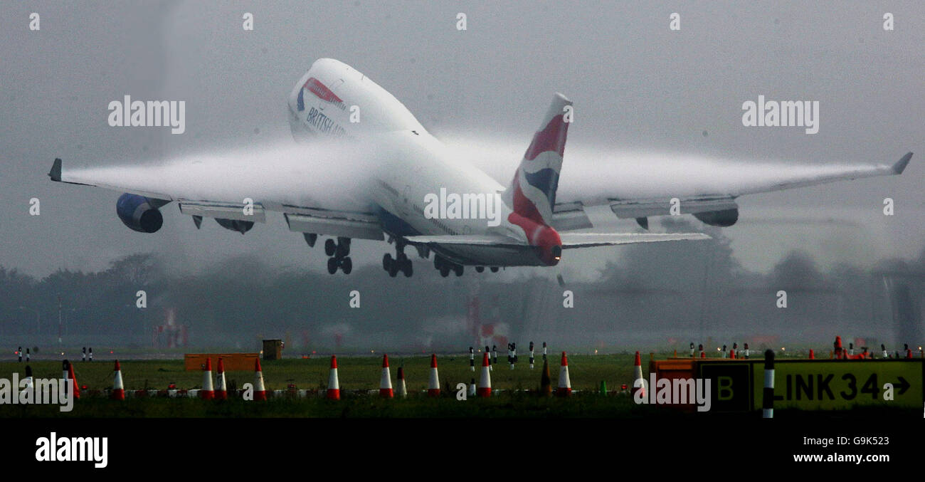 L'aeroporto di Heathrow Foto Stock