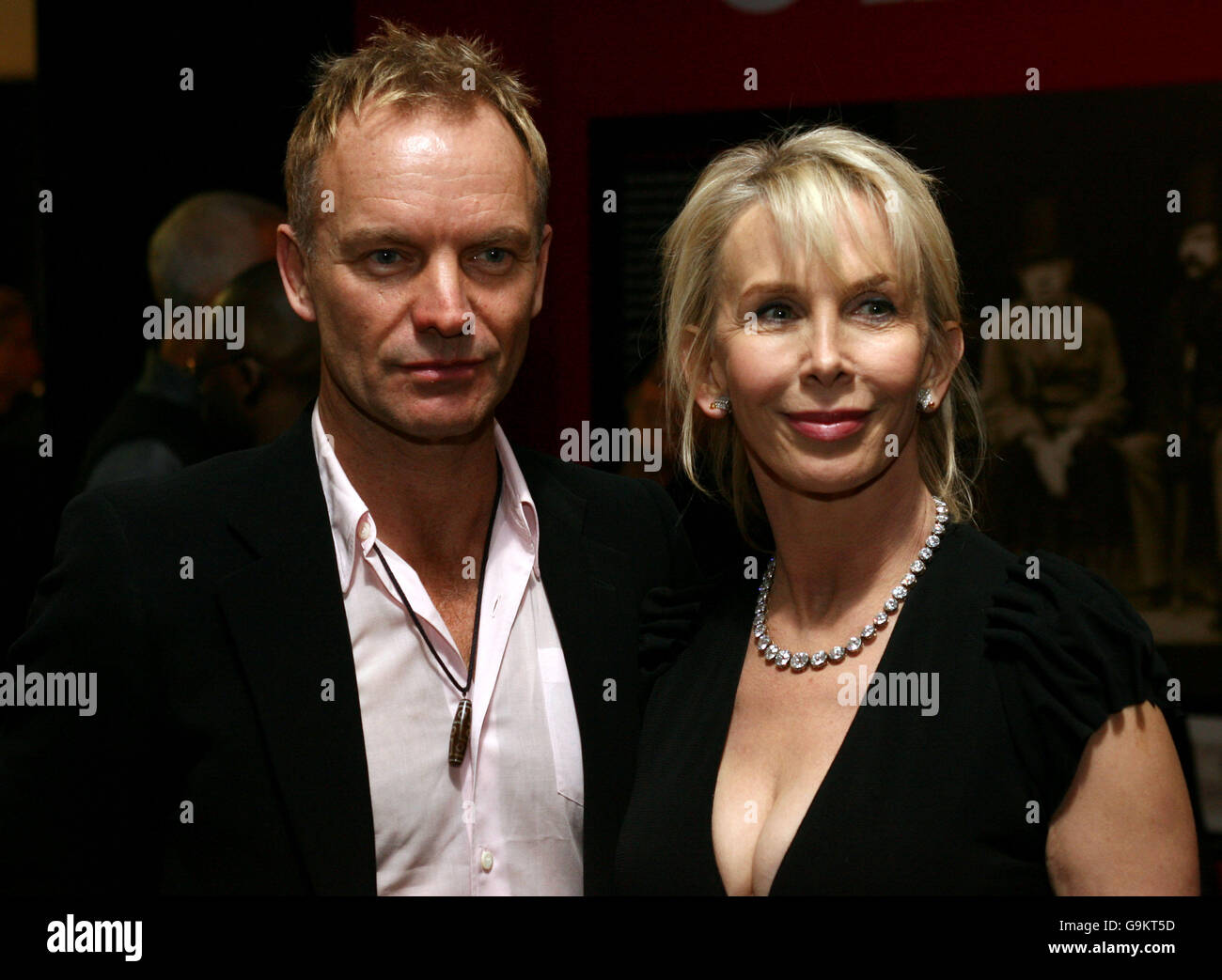 Sting e Trudie Styler alla serata di gala per celebrare il lavoro del Princes Trust tenuto presso la Roundhouse di Camden, a nord di Londra. Foto Stock