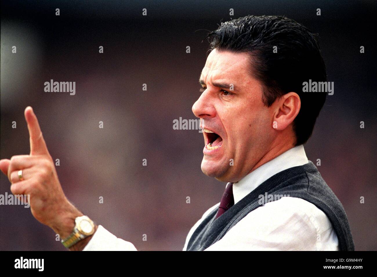 Calcio - fa Carling Premiership - Aston Villa / Coventry City. John Gregory, direttore di Aston Villa Foto Stock