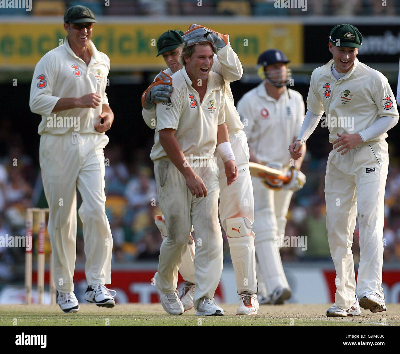 Cricket - Ceneri Tour - prime 3-mobile prova - Giorno 4 - Australia v Inghilterra - Gabba Foto Stock