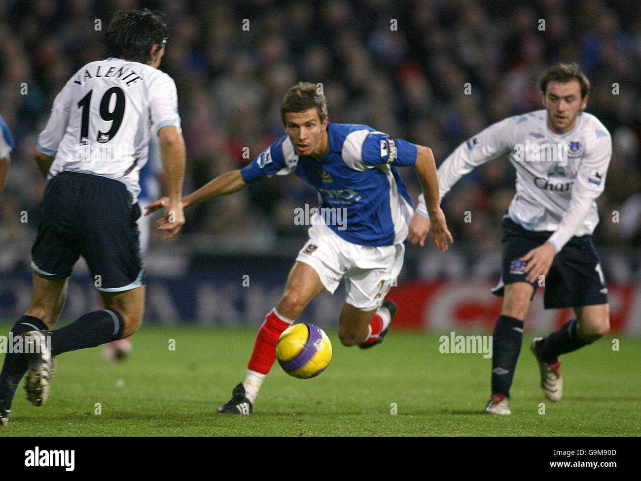 Calcio - FA Barclays Premiership - Portsmouth v Everton - Fratton Park Foto Stock