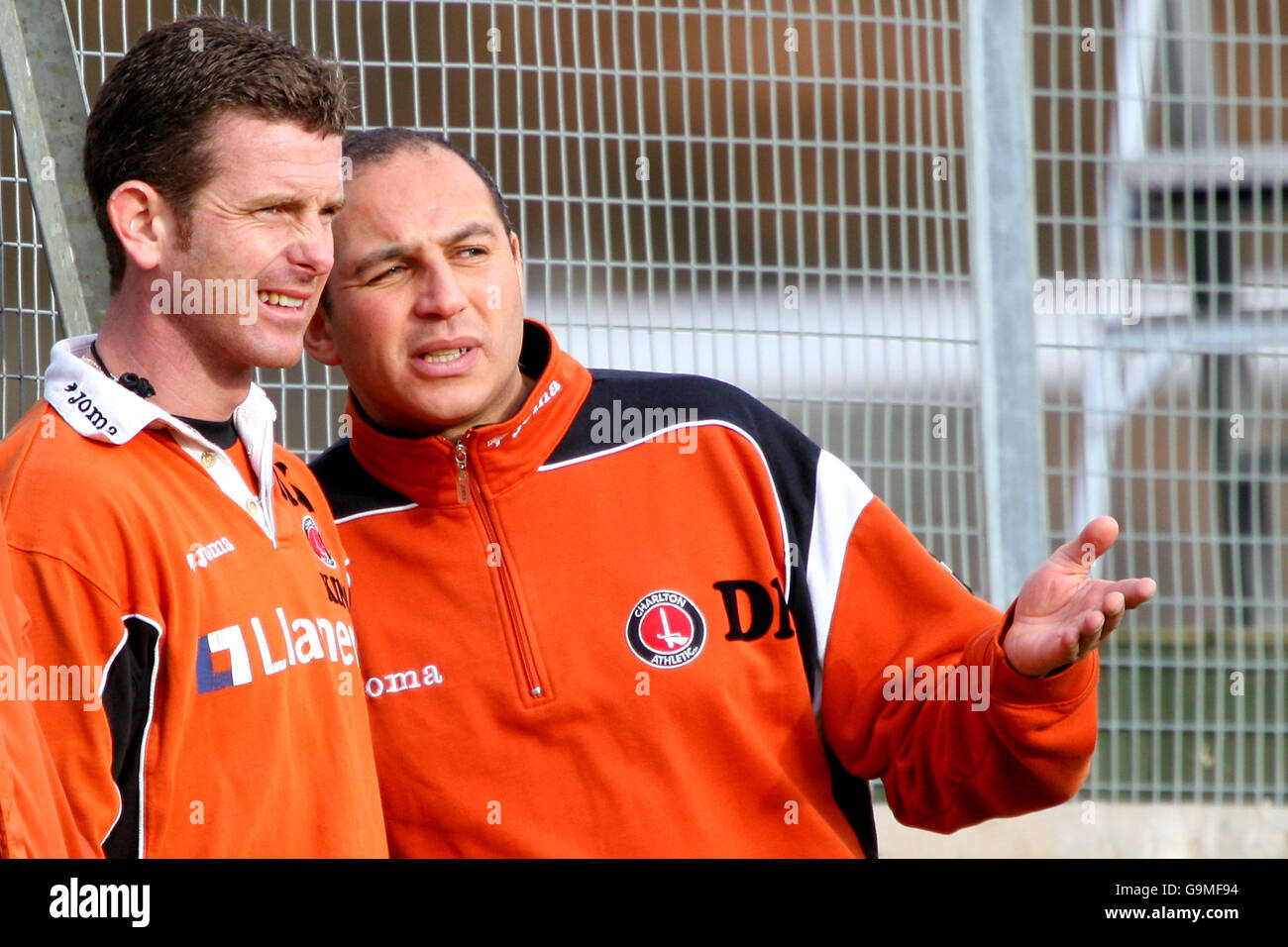 Calcio - Charlton Athletic Training - Passeri Lane Foto Stock