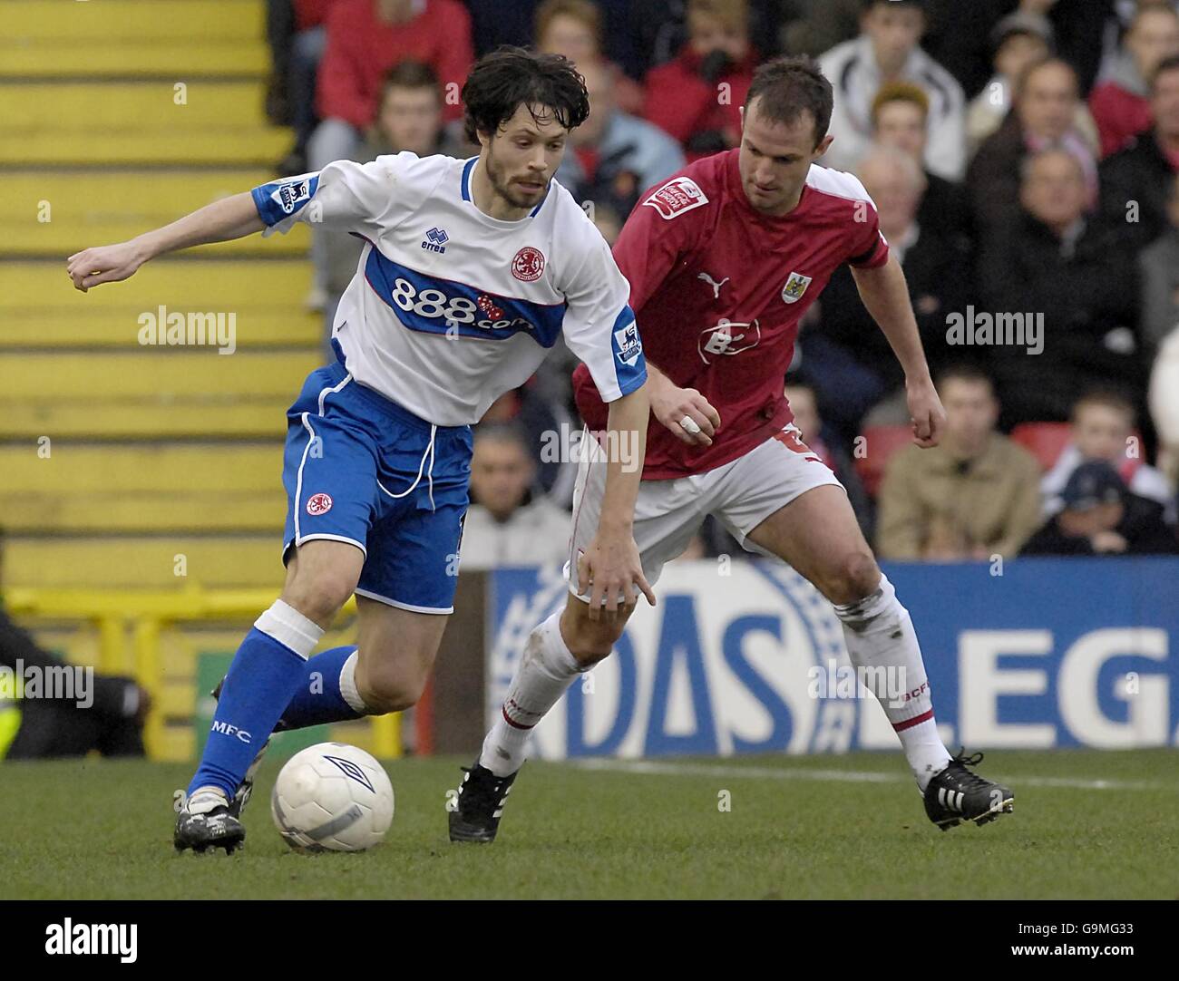 Calcio - FA Cup - quarto round - Bristol City v Middlesbrough - Ashton Gate Foto Stock