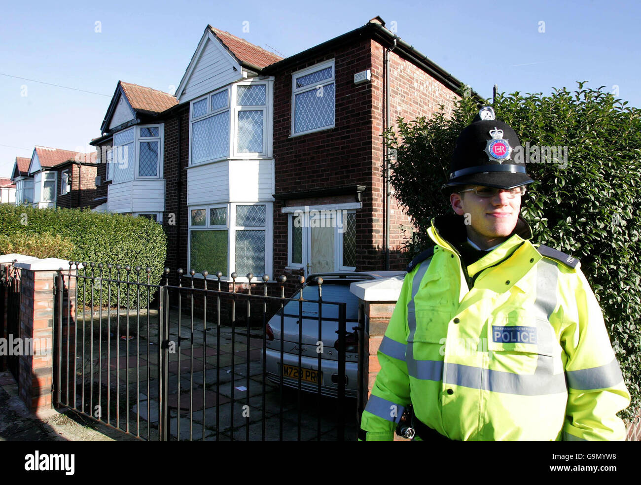 Anti-terrorismo incursioni Foto Stock