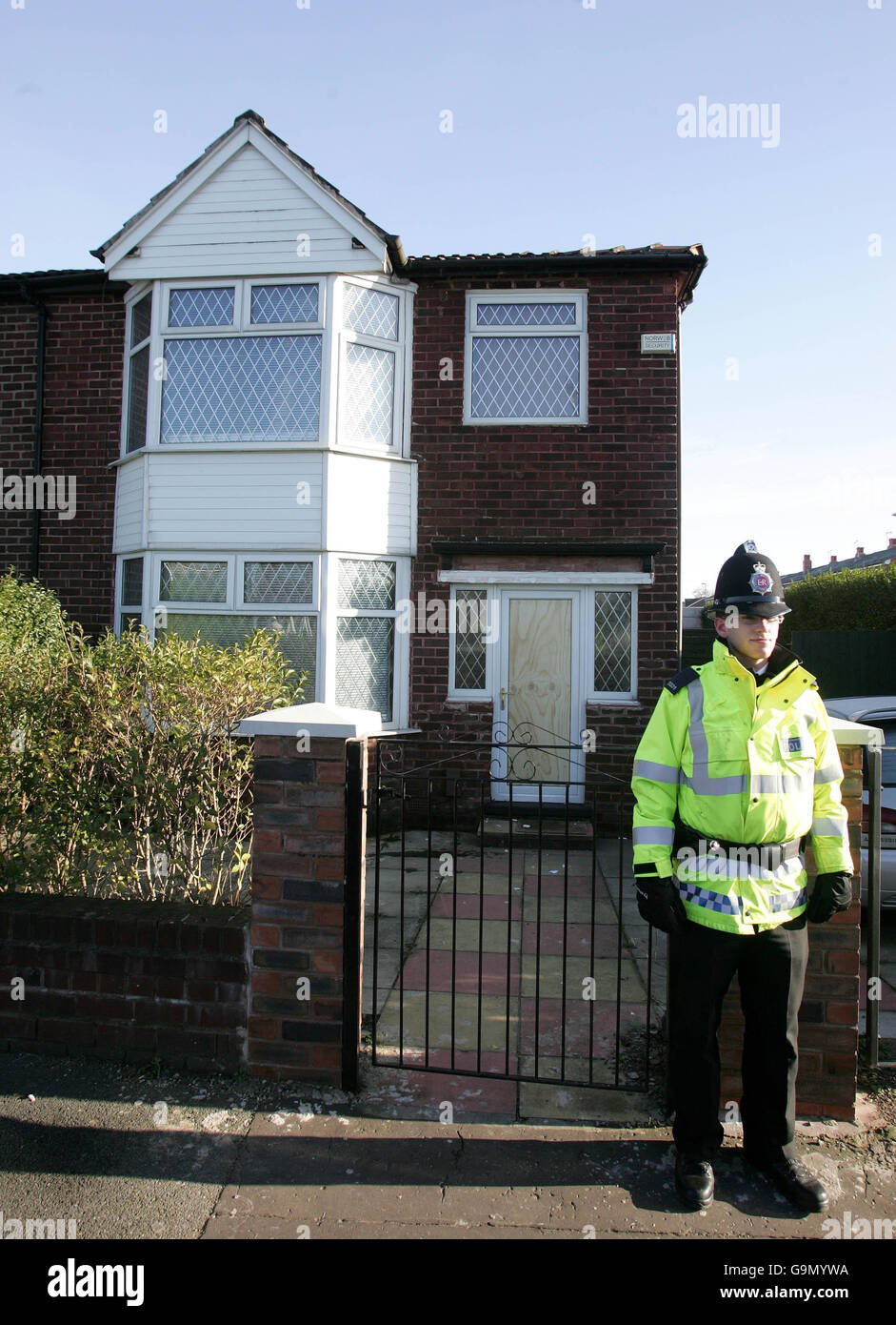 Anti-terrorismo incursioni Foto Stock