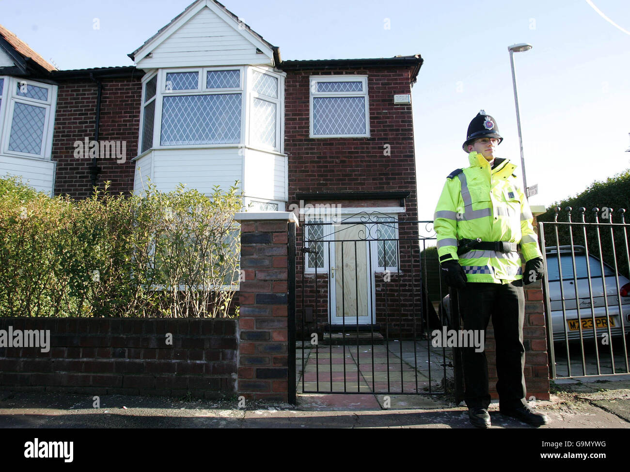 Anti-terrorismo incursioni Foto Stock