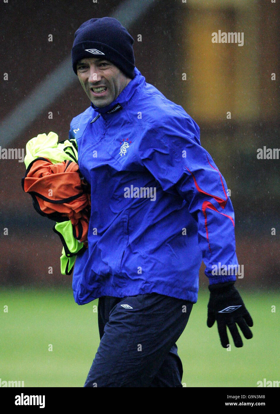 Calcio Rangers - Sessione di formazione - Murray Park Foto Stock