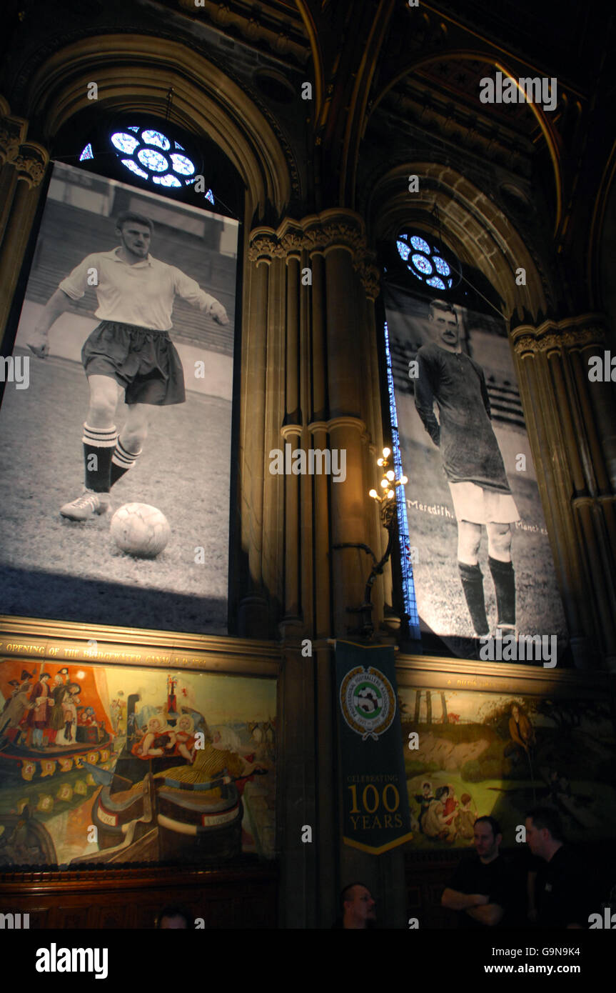 Calcio - PFA Centenario lancio - Manchester Town Hall Foto Stock