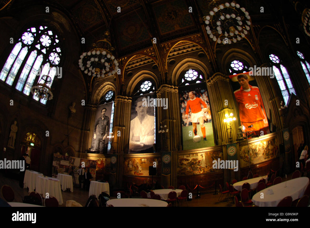 Calcio - PFA Centenario lancio - Manchester Town Hall Foto Stock