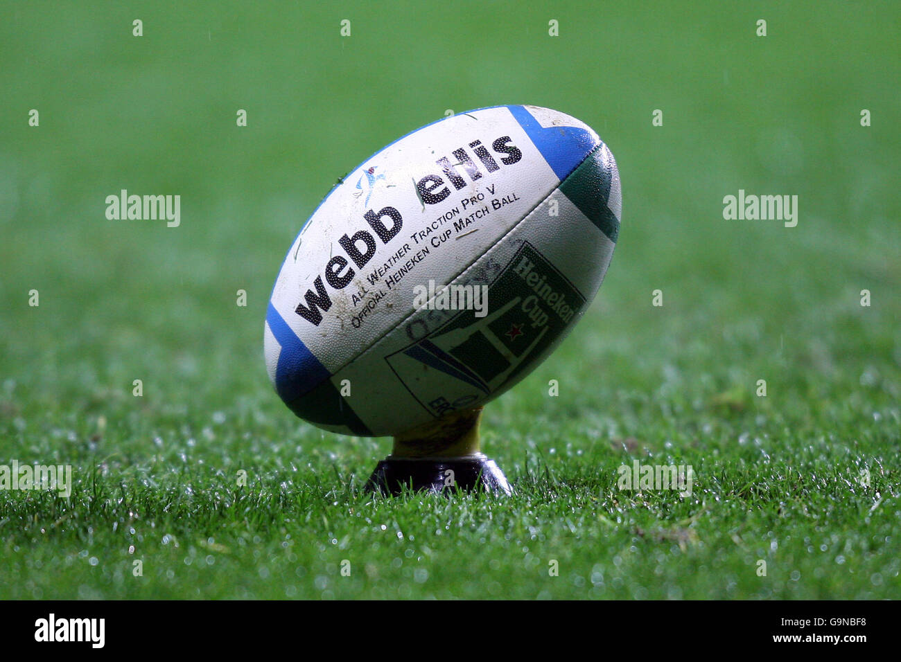 Rugby Union - Heineken Cup - Ospreys / Calvisano - Liberty Stadium. Partita ufficiale palla Foto Stock