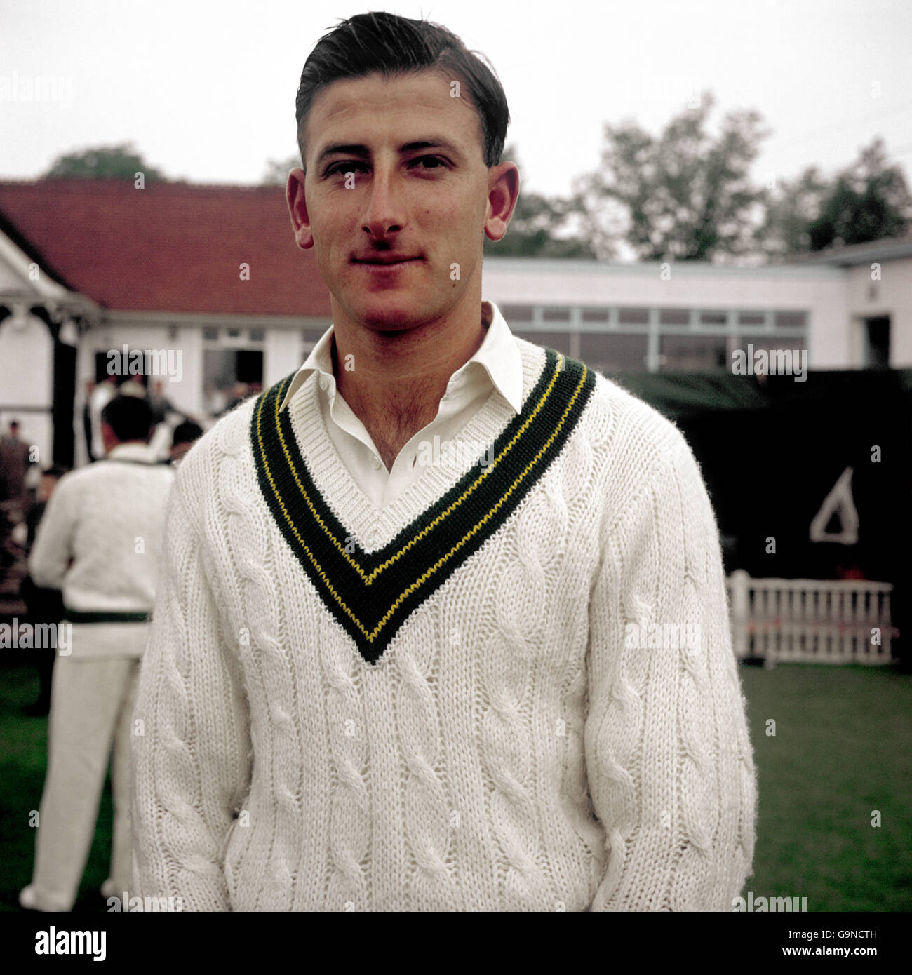 Bill Lawry. Bill Lawry, cricketer australiano. Foto Stock