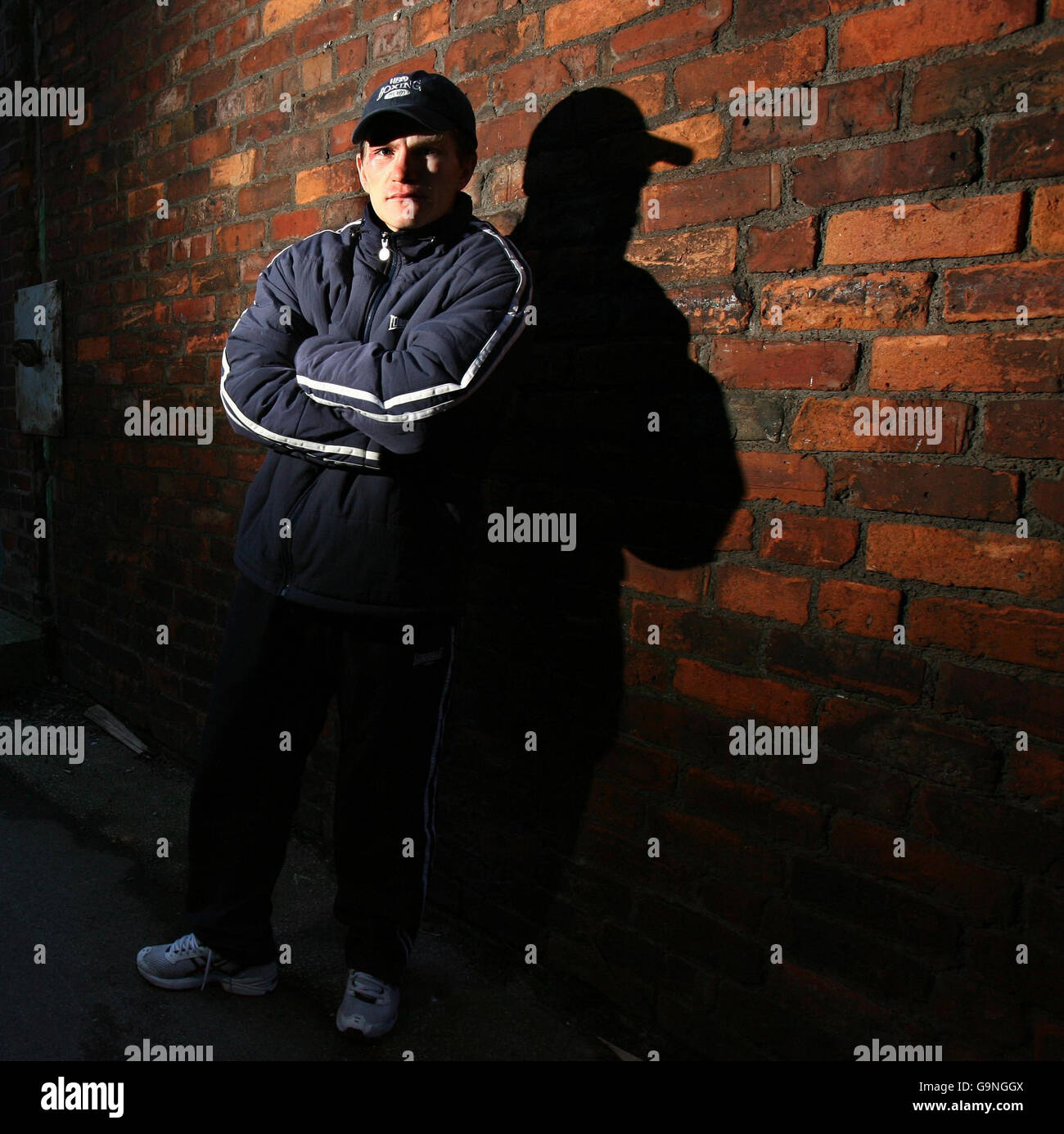 Boxing - Ricky Hatton sessione di formazione - Manchester Foto Stock