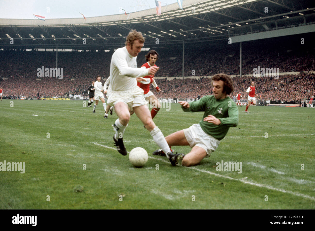 Calcio - finale di FA Cup - Leeds United v Arsenal Foto Stock