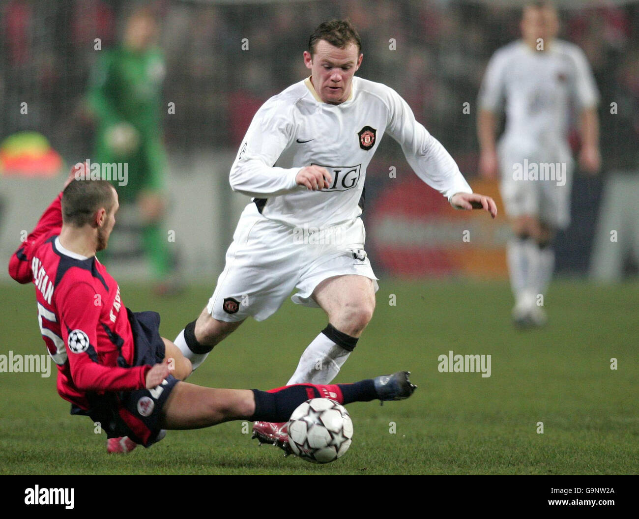 Soccer - UEFA Champions League - Primo Round Knockout - Prima tappa - Lille v Manchester United - Stade Felix Bollaert Foto Stock