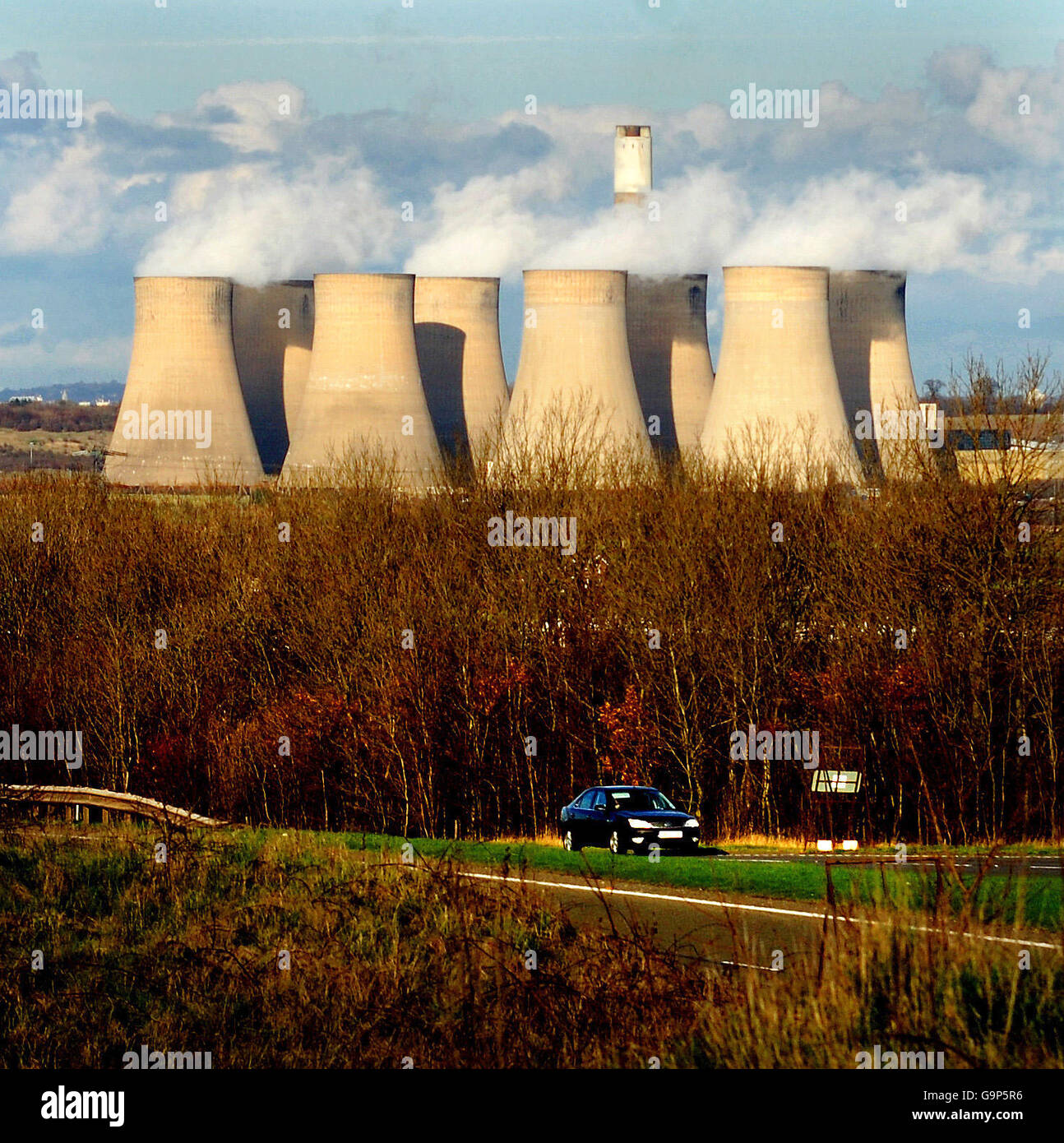 Una vista generale di Ratcliffe sulla centrale elettrica di Soar, Nottinghamshire. PREMERE ASSOCIAZIONE foto. Giovedì 21 2007 febbraio. Rui Vieira/PA Foto Stock