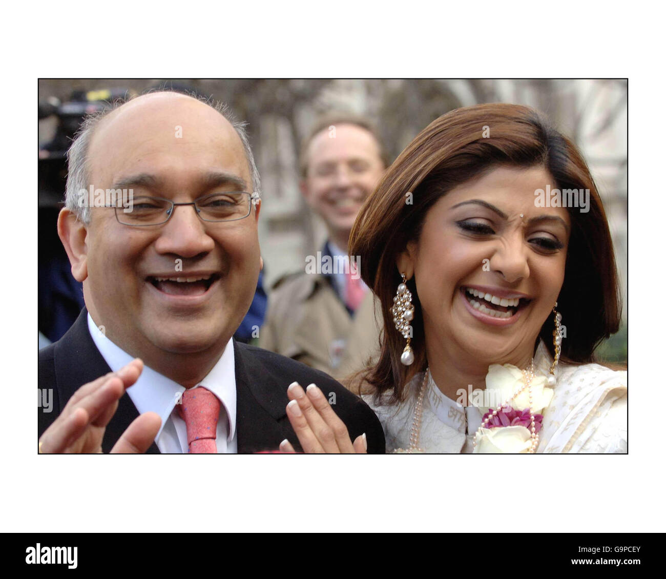 Shilpa Shetty visiti la House of Commons Foto Stock