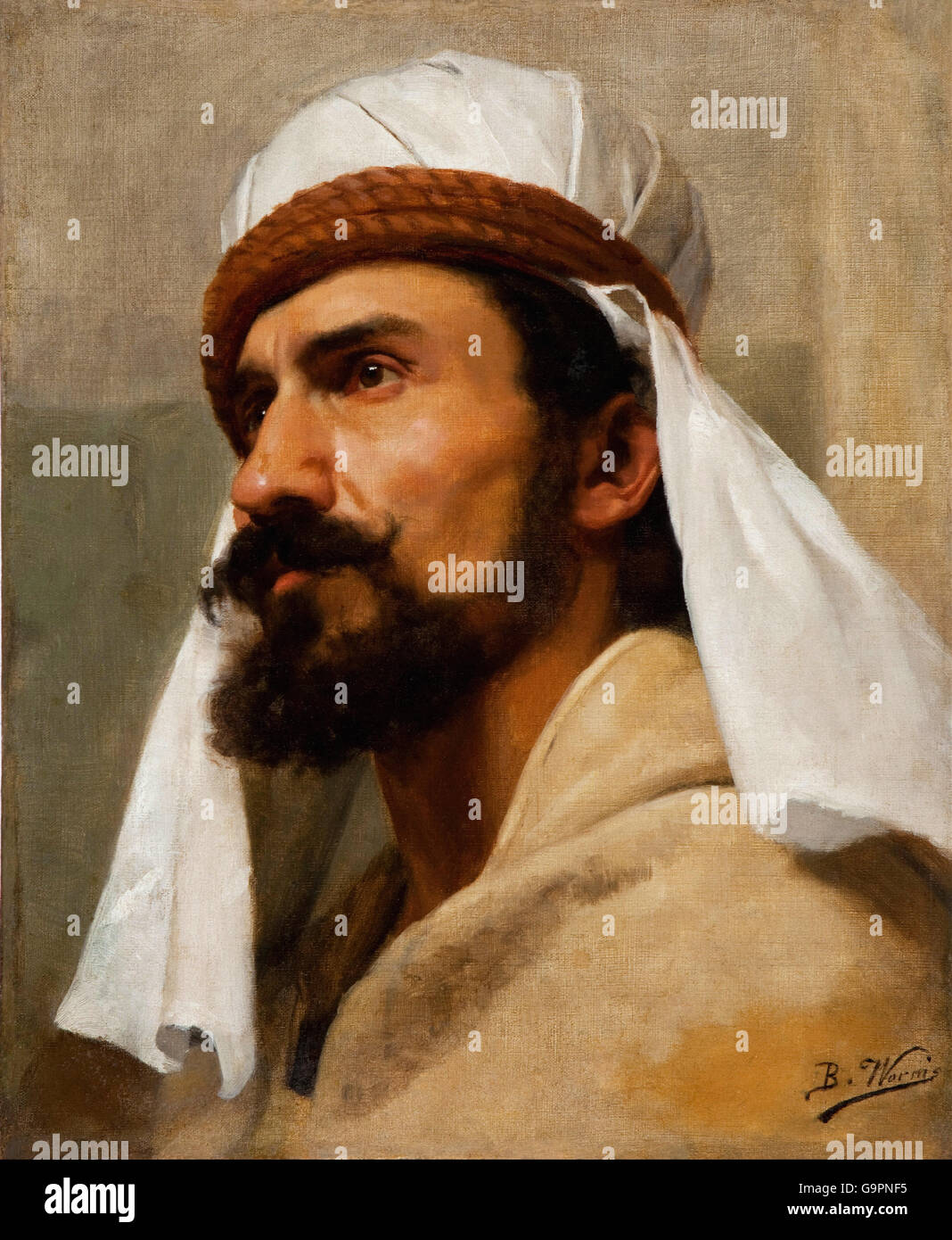 Berthe worm - beduino Foto Stock