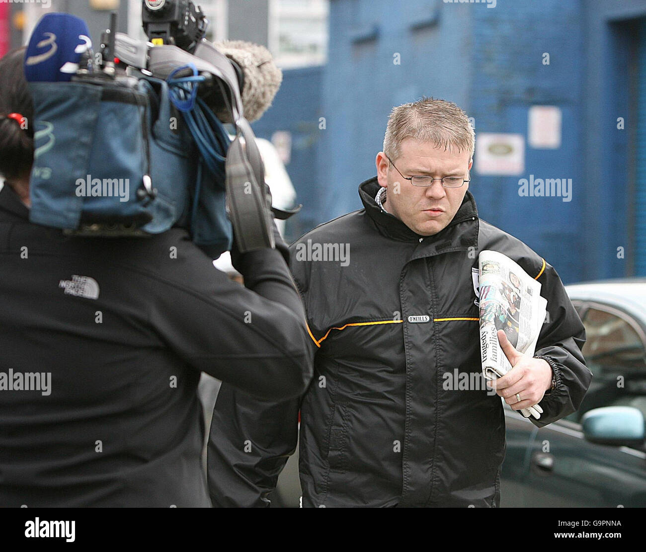 Cork Chef Don Bullman in arrivo per la condanna presso la Corte penale speciale di Dublino. Foto Stock