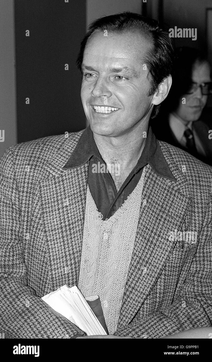 JACK NICHOLSON attore statunitense Foto Stock