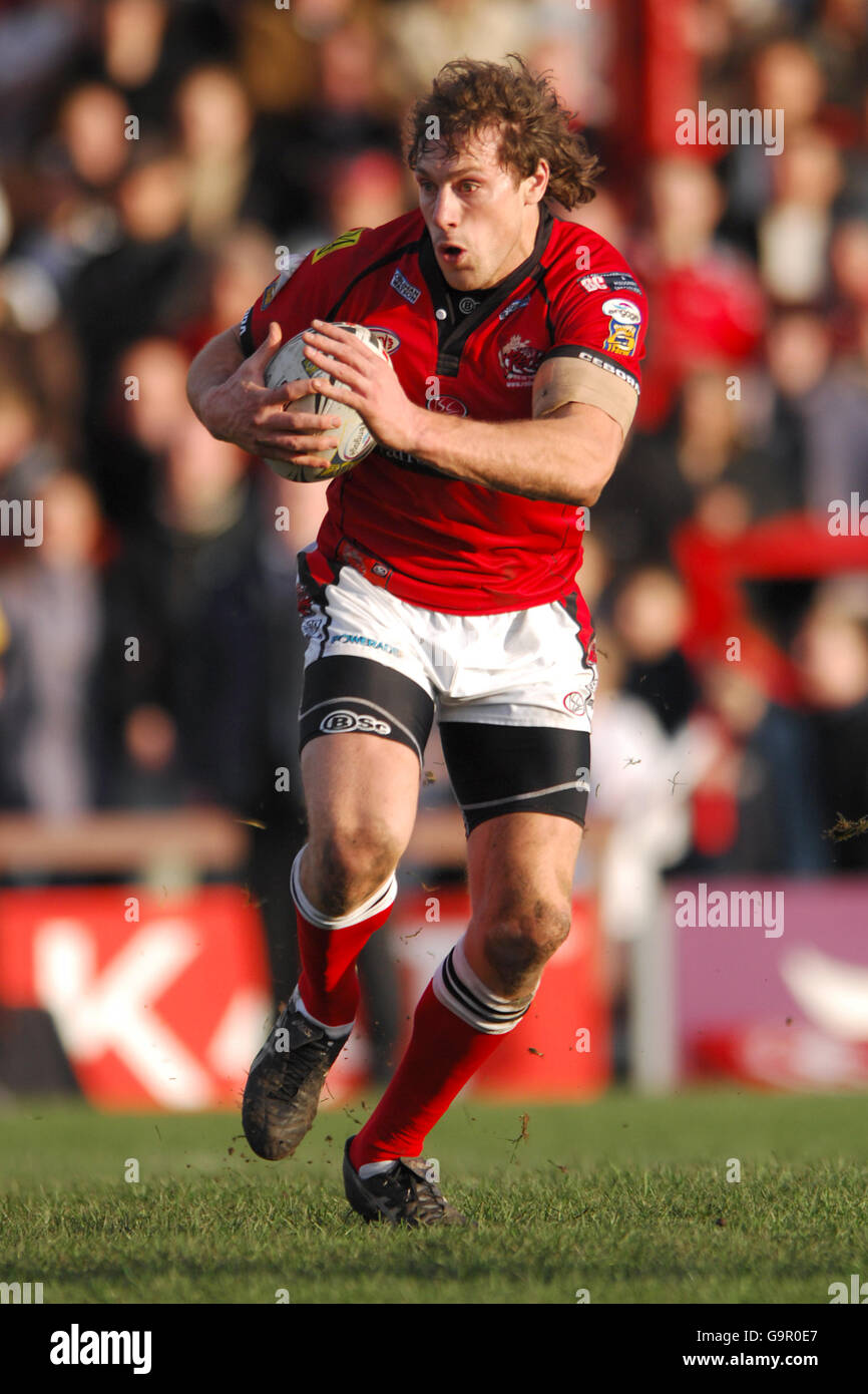 Rugby League - Engage Super League - Salford City Reds contro Leeds Rhinos - The Willows. Luke Dorn, Salford City Reds Foto Stock