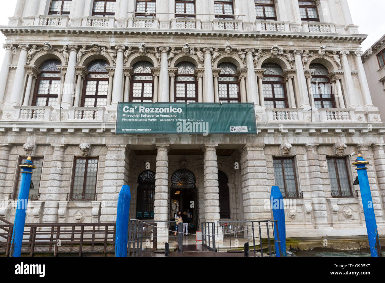 Ca' Rezzonico Museo a Venezia Foto Stock